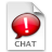 iChat Red Chat Icon